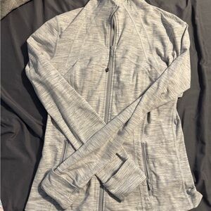 lululemon athletica Gray Zip-Up Hoodie